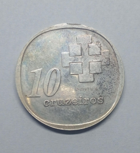 10 CRUZEIROS 1975 PROVA REV. INVERTIDO