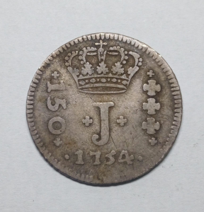 150 REIS 1754 B 1A SERIE J
