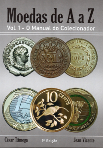 LIVRO DE MOEDAS DE A a Z 1ª EDIÇÃO