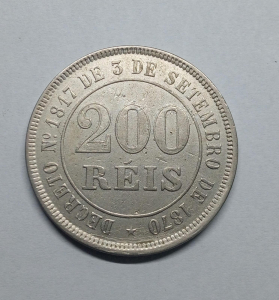 200 REIS 1884 R$ 800,00