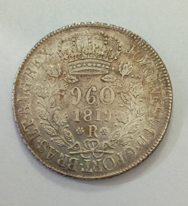 960 REIS 1819R QP 1A CHILE INDEPENDENTE 1818