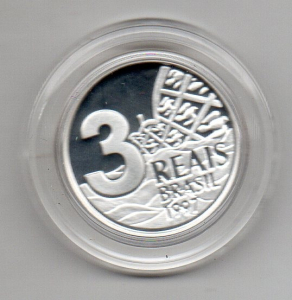 3 REAIS 1897-1997 CENTENÁRIO DE BELO HORIZONTE