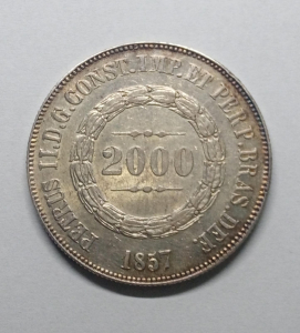 2000 REIS 1857 S/F R$  650,00