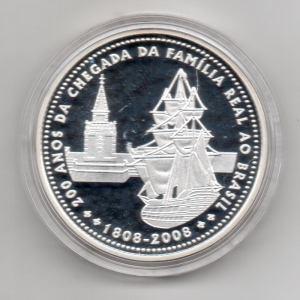 5 REAIS 2008 200 ANOS DA CHEGADA DA FAMILIA REAL AO BRASIL