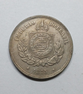 100 REIS 1875 RARA