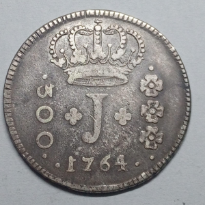 300 REIS 1764R 1A 1 INVERTIDO SERIE J