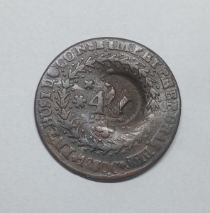 40 REIS COM CARIMBO DE 10 1830 C 25 TULIPAS