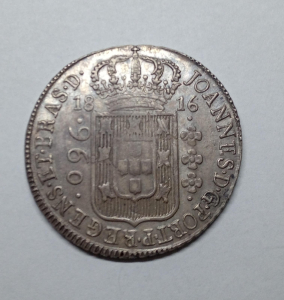 960 REIS 1816B 10C 3ª ESCASSA LIMA J.P