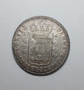 960 REIS 1816B 2A 8ª ESCASSA MEXICO 1805 F.M