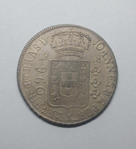 960 REIS 1818R 28A CHILE INDEPENDENTE