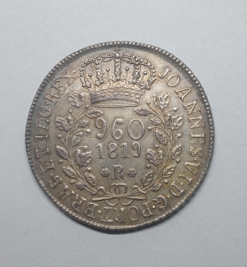 960 REIS 1819R 9A QP ESCASSA MEXICO FM
