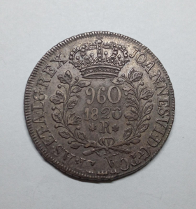 960 REIS 1820R 7 FRUTOS NO RAMO ESQUERDO