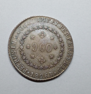 960 REIS 1826R 1A 25T POTOSI ANV NO REV