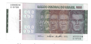 C148A  500 CRUZEIROS 00002 S/FE