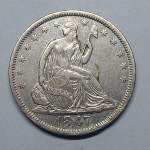 ESTADOS UNIDOS HALF DOLLARS 1847O