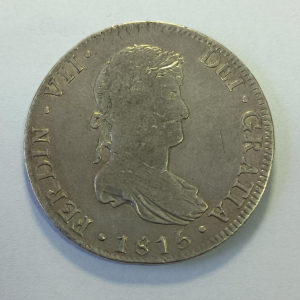 MEXICO 8 REALES 1815 J.J FERD VII