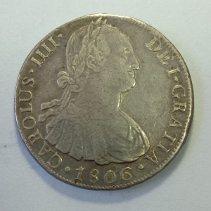 PERU 8 REALES 1806 J.P KM#97 CIIII