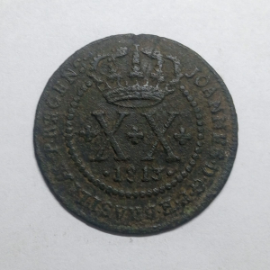XX REIS 1813B 46 PEROLAS