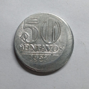 50 CENTAVOS 1957 BONÉ