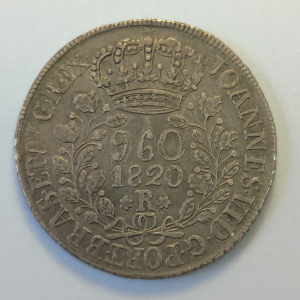 960 REIS 1820R 6A CE POTOSI 1819 P.J