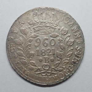 960 REIS 1821B 4A LIMA 1816 6ª
