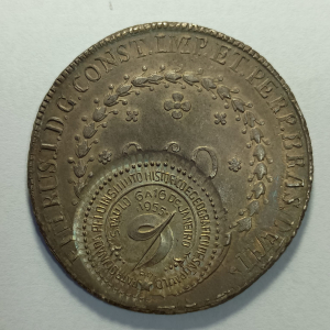 960 REIS COM CAR. DA MOSTRA FILATELICA IV CENT. FUNDAÇÃO DE SÃO PAULO 1954 SANPEX