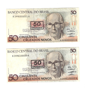 C210 50 CRUZADOS NOVOS CASAL PERFEITO