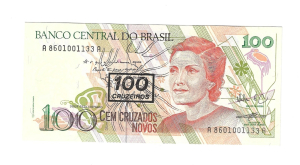 C211B 100 CRUZADOS NOVOS SERIE 1ª