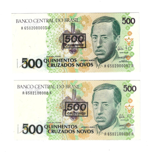 C213 500 CRUZADOS NOVOS CASAL PERFEITO