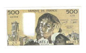 FRANÇA 500 FRANCS PIK156D