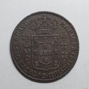 P319 320 REIS 1785 SL 1A 1º TIPO COROA BAIXA