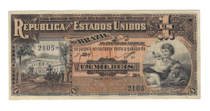 R076 1 MIL REIS SERIE 30ª ESTAMPA 9ª S