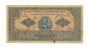 R086 2 MIL REIS SERIE 10ª ESTAMPA 13ª