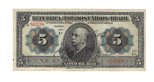 R095 5 MIL REIS SERIE 1ª ESTAMPA 14ª