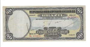 R126A 50 MIL REIS SERIE 27ª ESTAMPA 13ª MBC.S