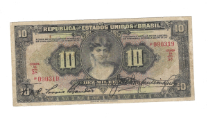 R184 10 MIL REIS SERIE 5ª ESTAMPA 1ª MBC