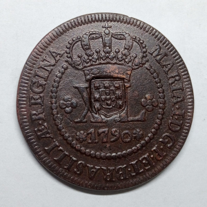 XL 1790 COM ESCUDETE COROA BAIXA 47 PEROLAS