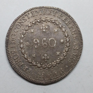 960 REIS 1824B 10A 6ª RE-RECUNHO