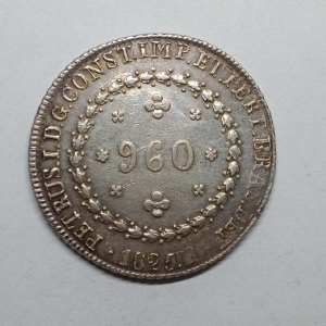960 REIS 1825R 6A 30 TULIPAS CAROLUS III MEXICO 1786 FM