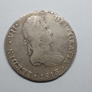 8 REALES 1813 KM#117.1 J.P FERDIN VII PERU