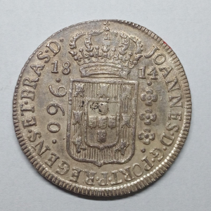 960 REIS 1814B 6A MC 13ªSOBRE MEXICO