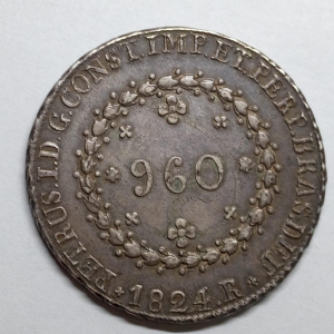 960 REIS 1824R 1A 28 TULIPAS SOL ARGENTINO 1815