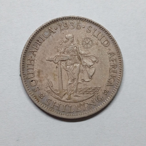 AFRICA DO SUL 1 SHILLING 1936 KM#173