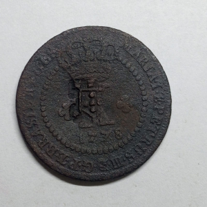 C271 X REIS 1778 SL COM CARIMBO ESCUDETE 46 PEROLAS