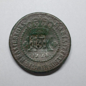 C280 XX REIS 1778 SL COM CARIMBO ESCUDETE 44 PEROLAS