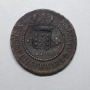 C306 X REIS 1790 COM CARIMBO ESCUDETE 46 PEROLAS