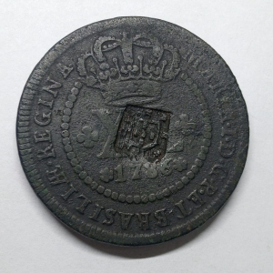 C344 XL REIS 1786 SL COM CARIMBO ESCUDETE 45 PEROLAS