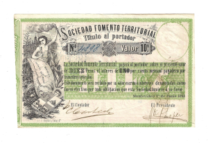 SOCIEDADE FOMENTO TERRITORIAL TIRULO AL PORTADOR