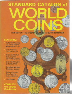WORLD COINS 1979 EDITION ONE VOLUME COIN LIBRARY
