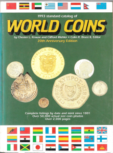 WORLD COINS 20TH ANNIVERSARY EDITION 1993